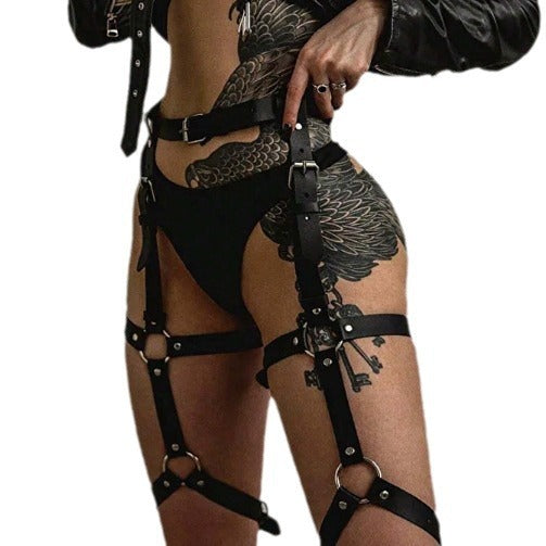 Fashion Ladies Wear One Leg Thinning Band Adjustable Belt Leg Thinning Band Sexy Fashion Ladies Wear One Leg Thinning Band Adjustable Belt Leg Thinning Band Sexy